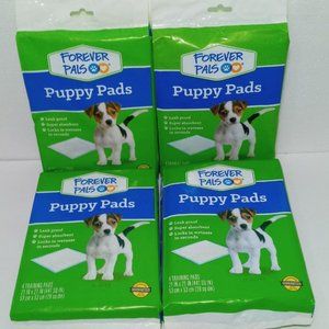 🟤 $ 7.00 PUPPY PADS FOREVER PALS (16 TRAINING PADS) NEW 21" 4 PCS